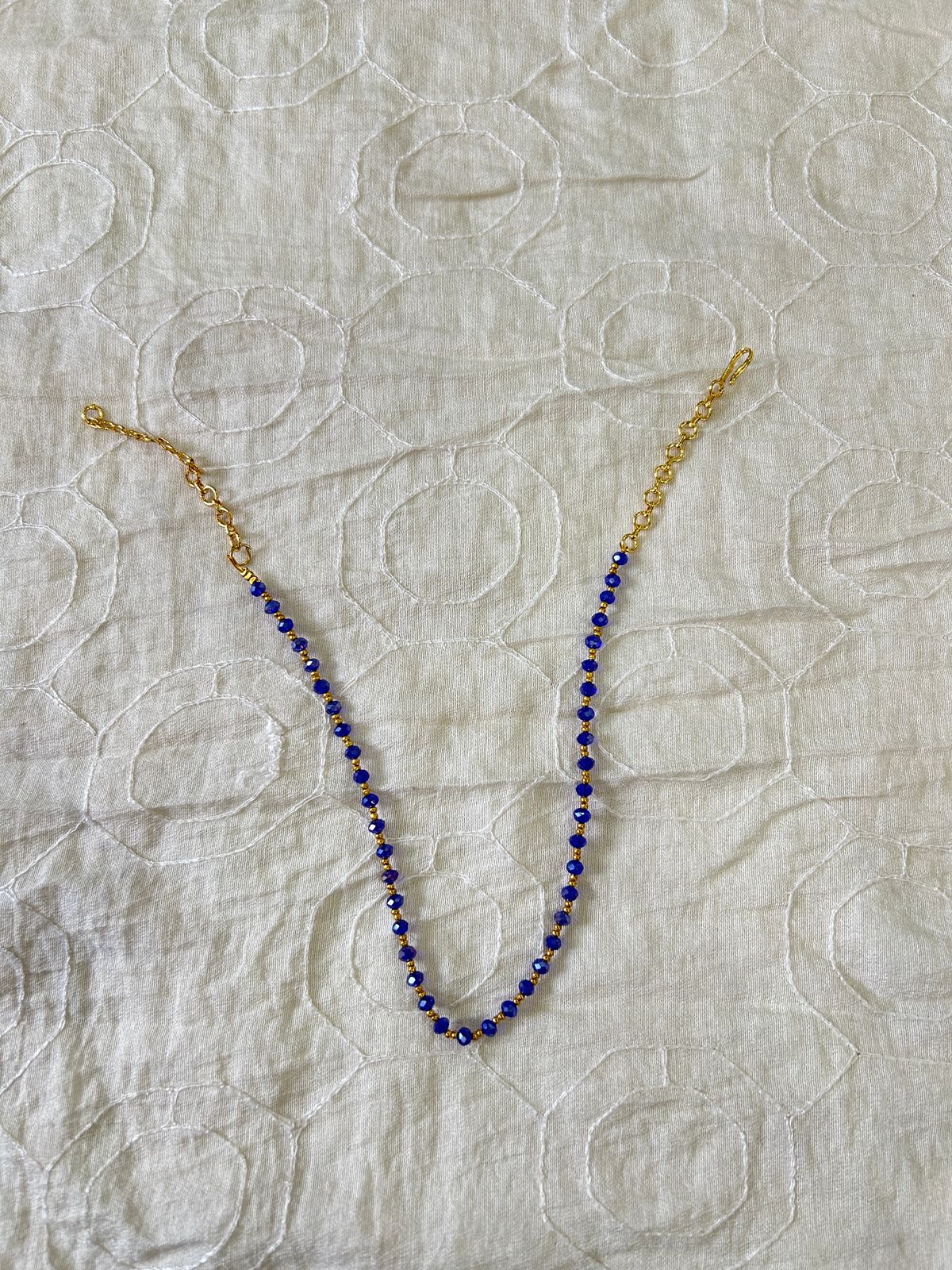 Blue Radiance Crystal Necklace
