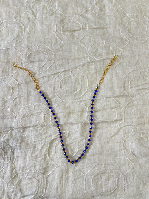 Blue Radiance Crystal Necklace
