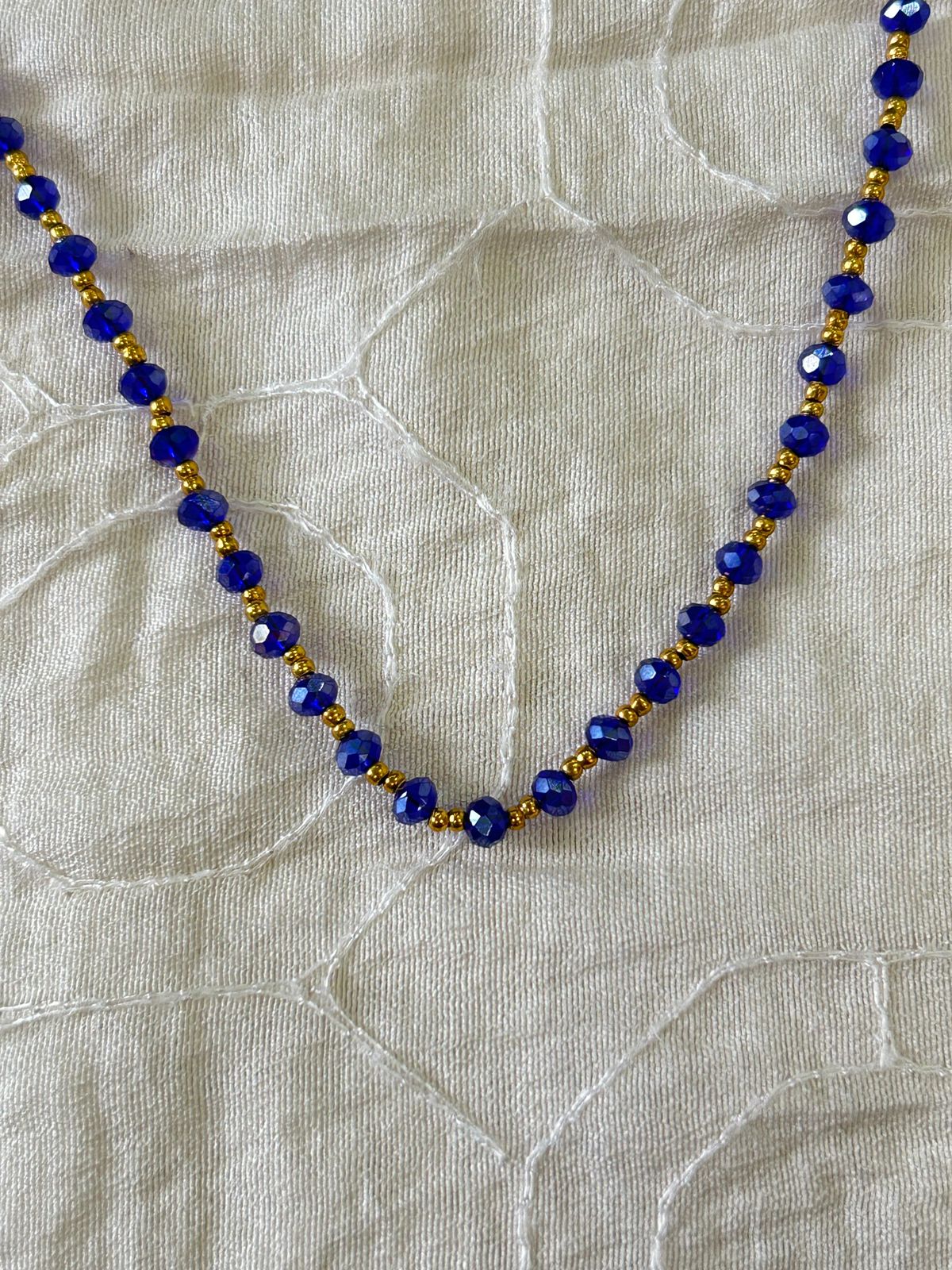 Blue Radiance Crystal Necklace