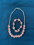 Poomuthu Orange – Kids Chain & Bracelet Combo