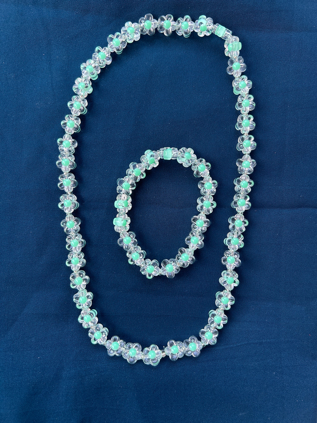 Thamaramaala Blue Tint – Kids Chain & Bracelet Set