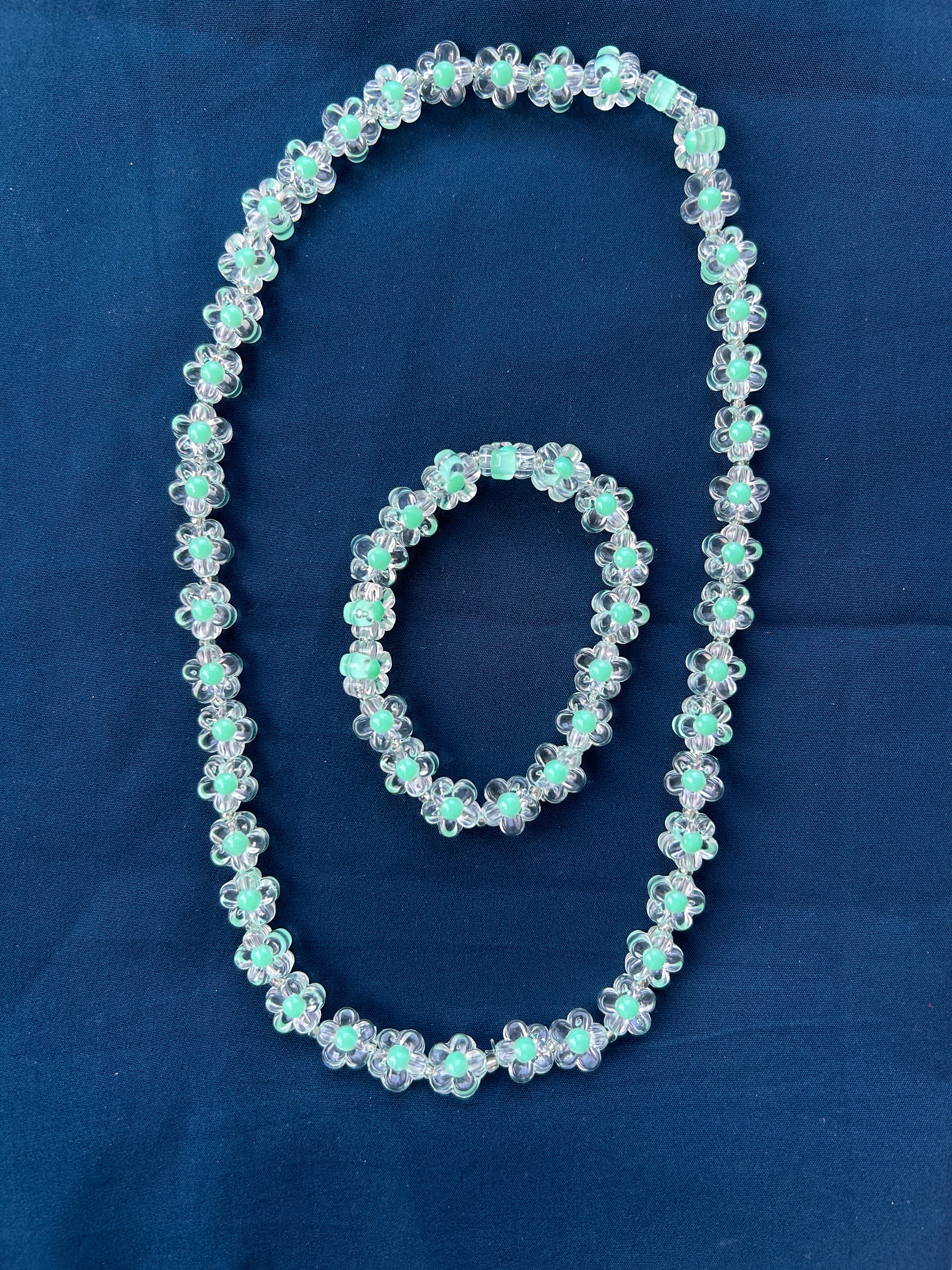 Thamaramaala Blue Tint – Kids Chain & Bracelet Set