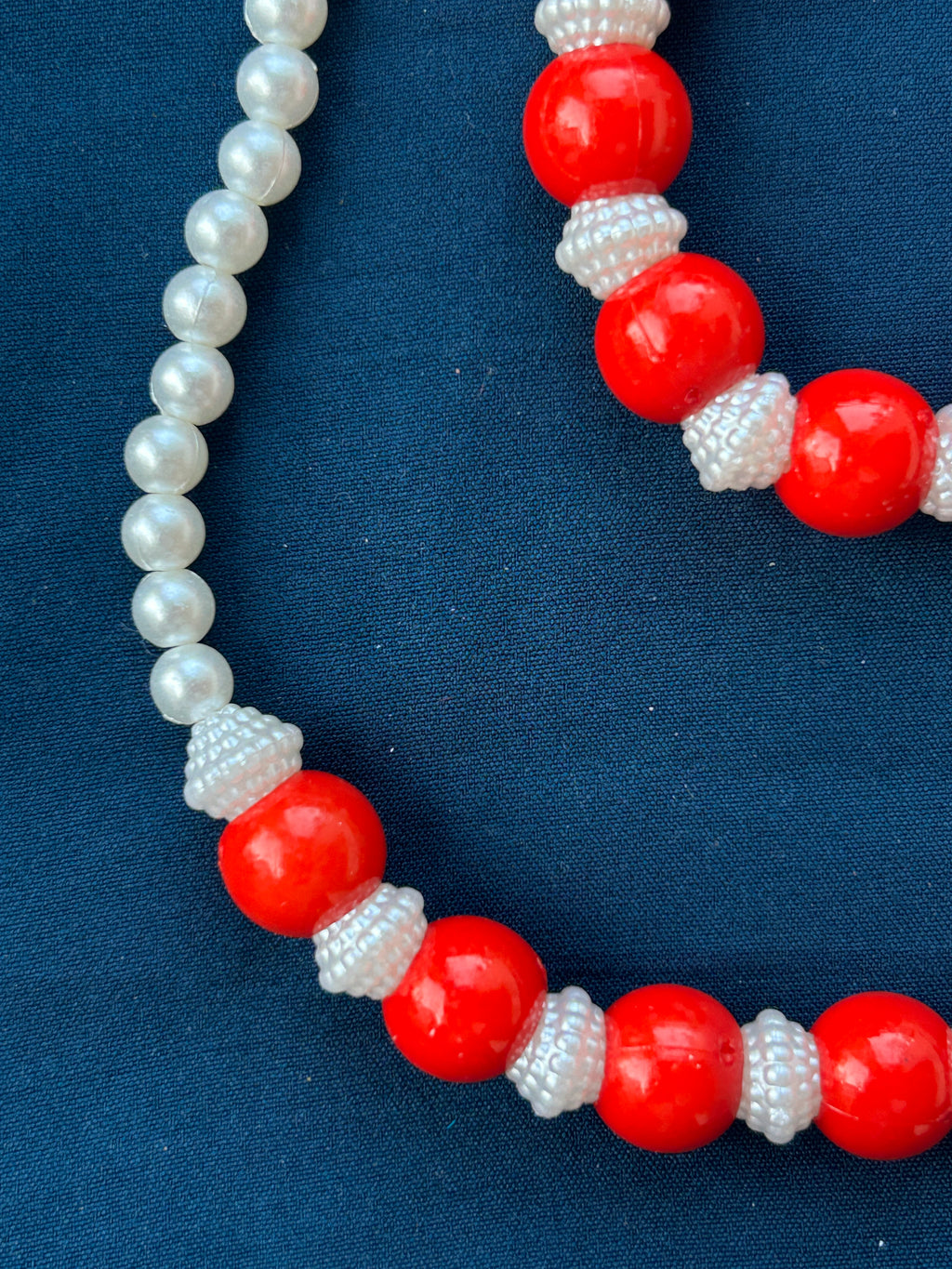 Vellaramkallu with Red Bead – Kids Chain & Bracelet Set