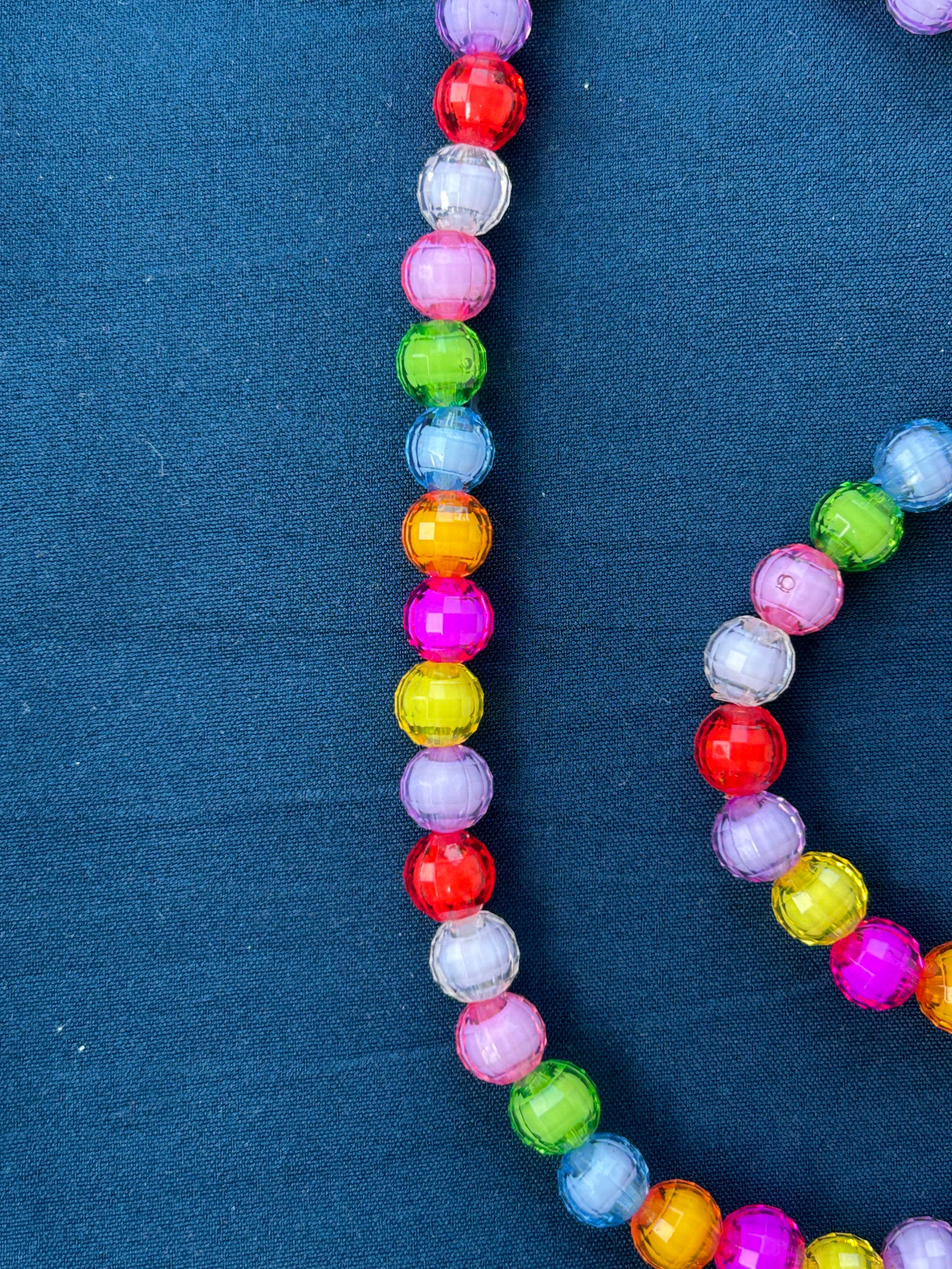 Glittering Muthu – Pink – Kids Chain & Bracelet Combo
