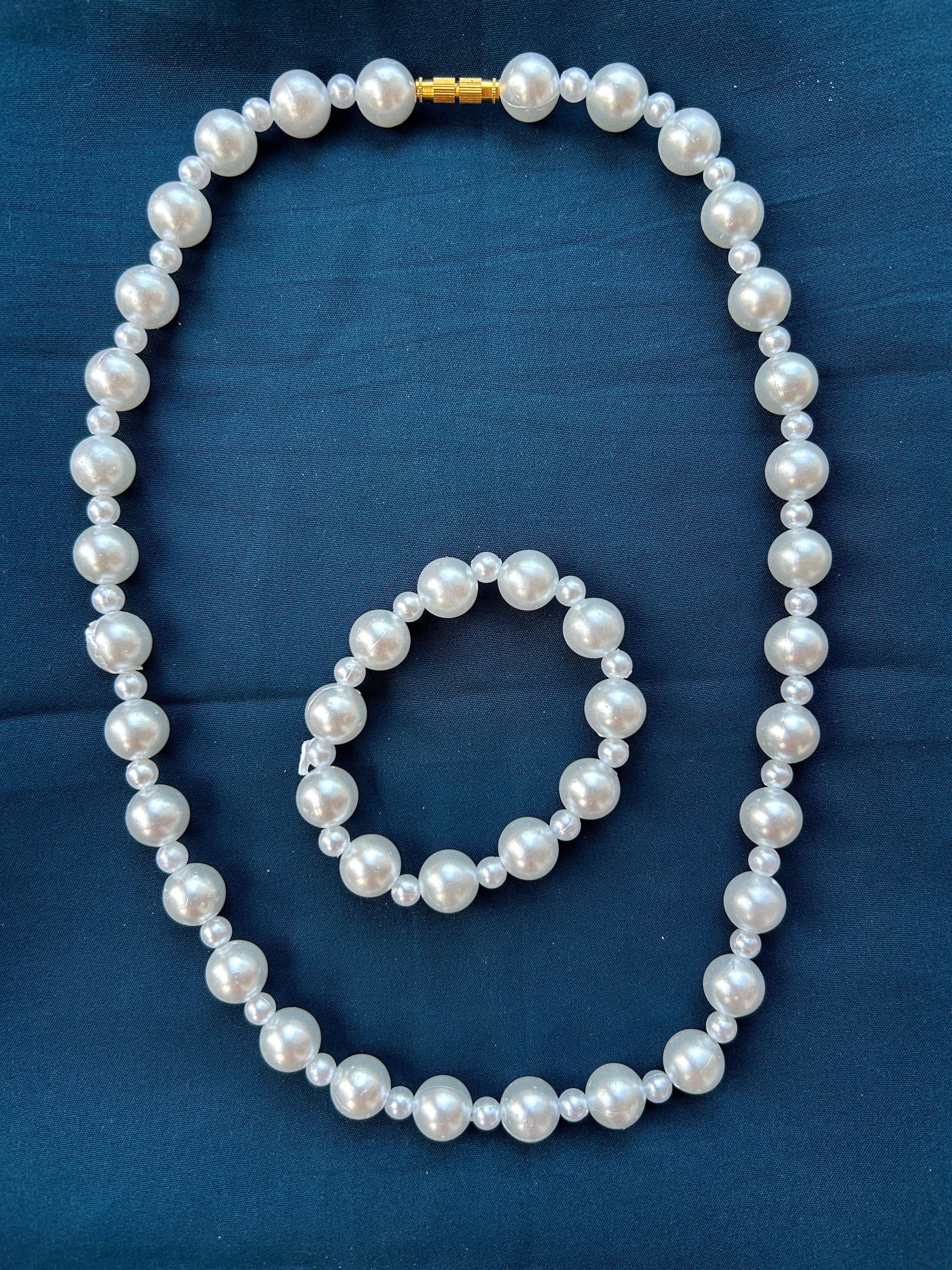 Chandrika with Pearl – Kids Chain & Bracelet Set