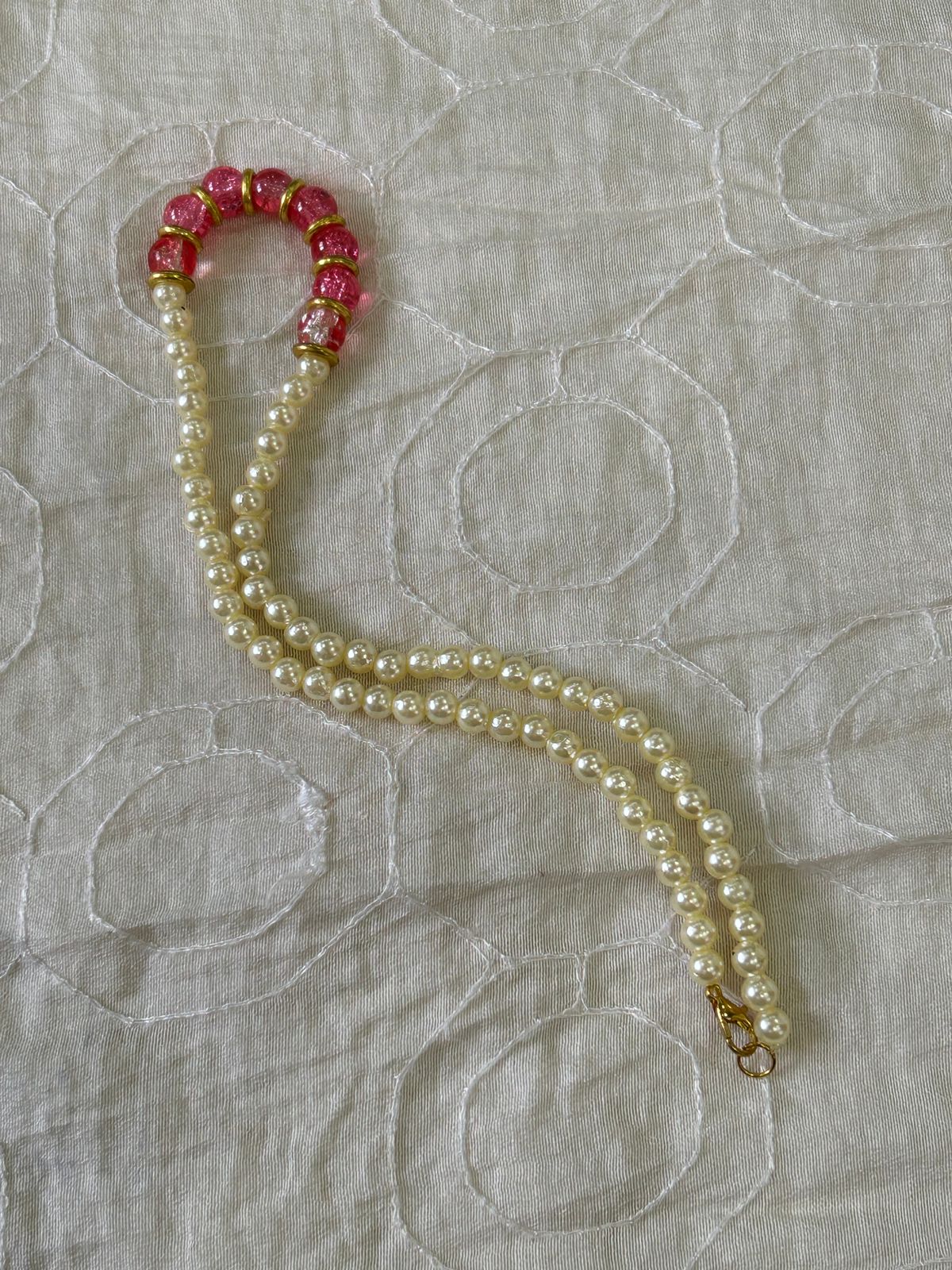 Blush Pearl Drop Necklace