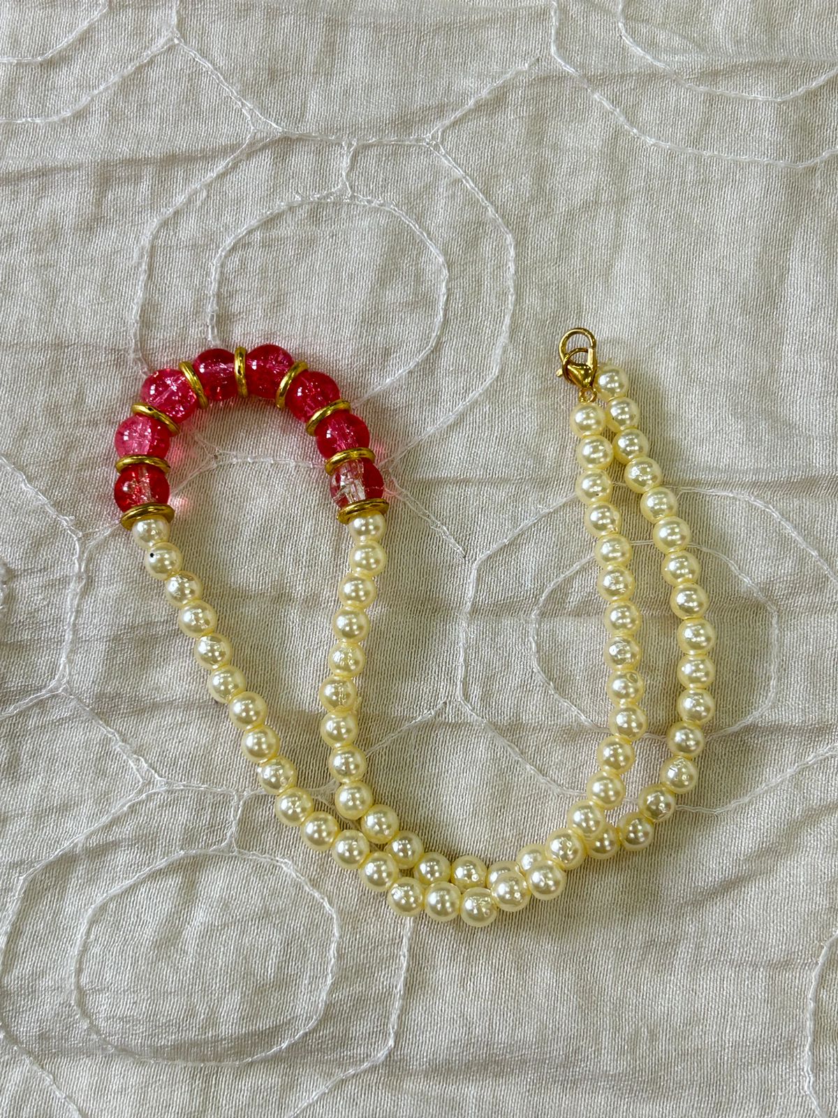 Blush Pearl Drop Necklace