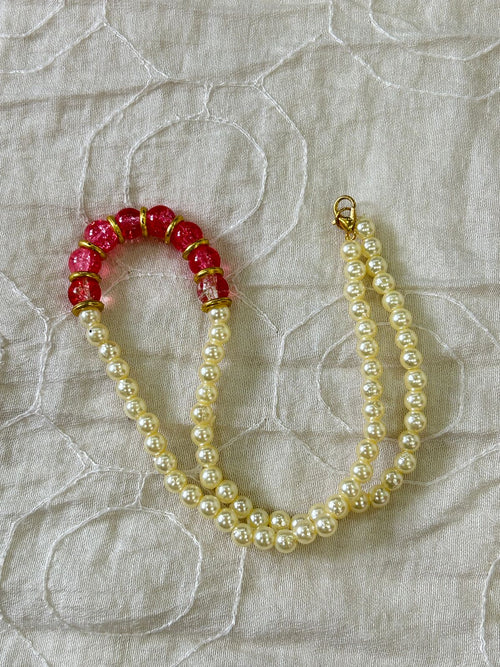 Blush Pearl Drop Necklace