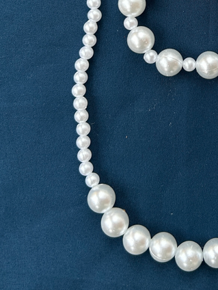 Chandrika with Pearl Small Bead Type 2 – Kids Chain & Bracelet Set