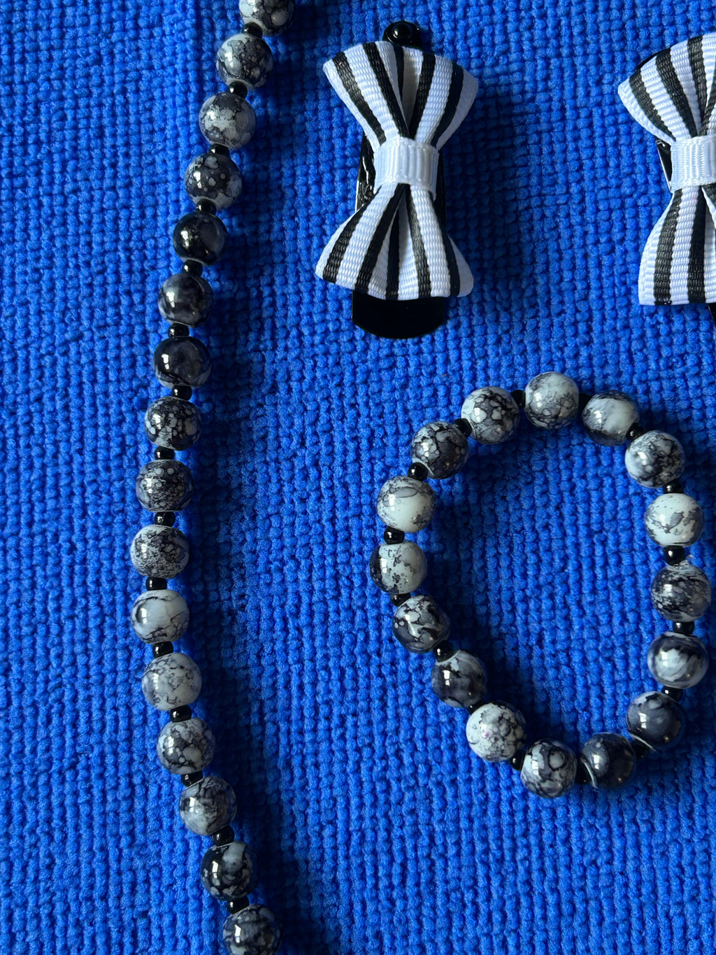 Vibha Girls Jewelry Set – Necklace, Bracelet & Hair Clip Combo