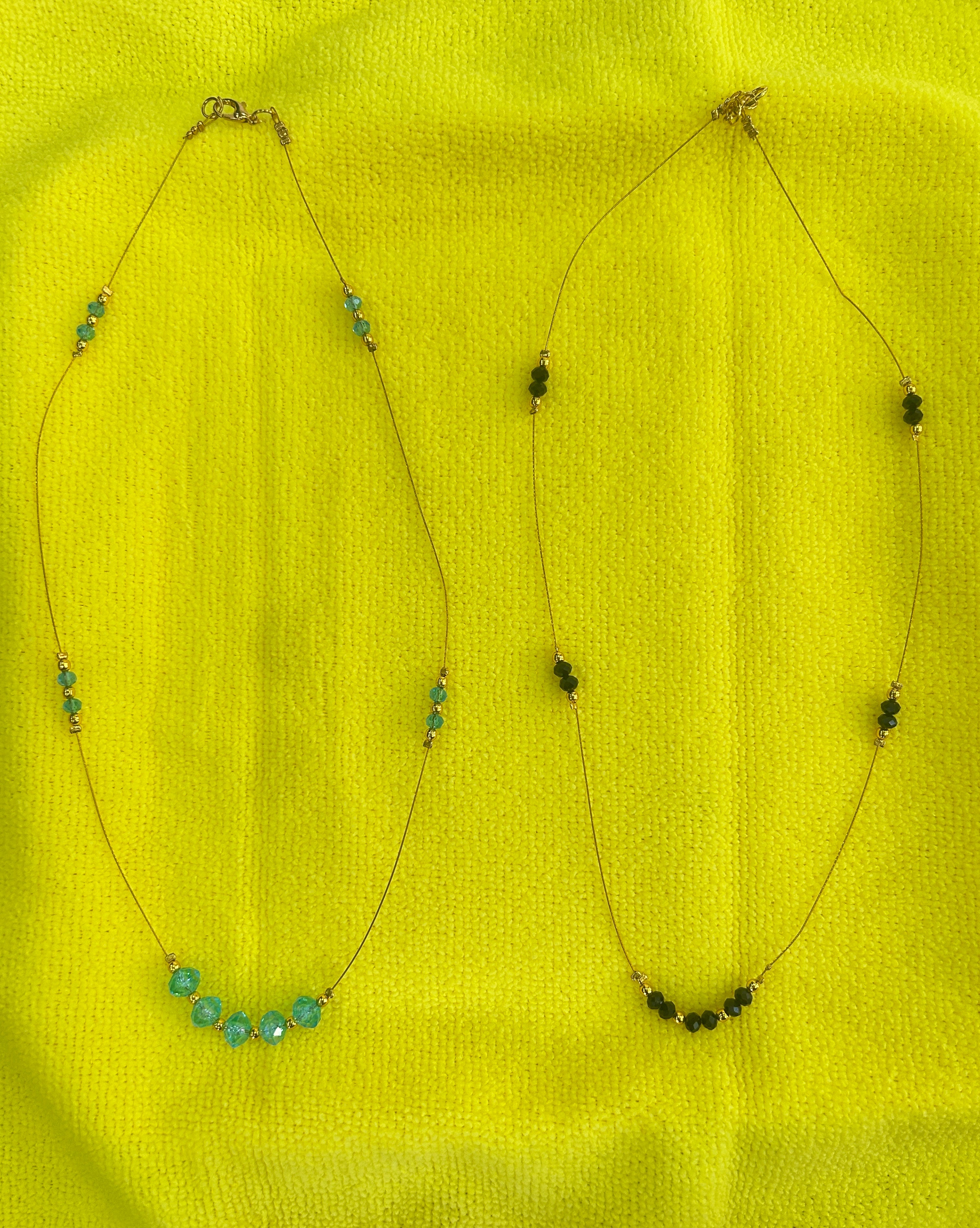 Emerald–Aqua Invisible Chain Combo