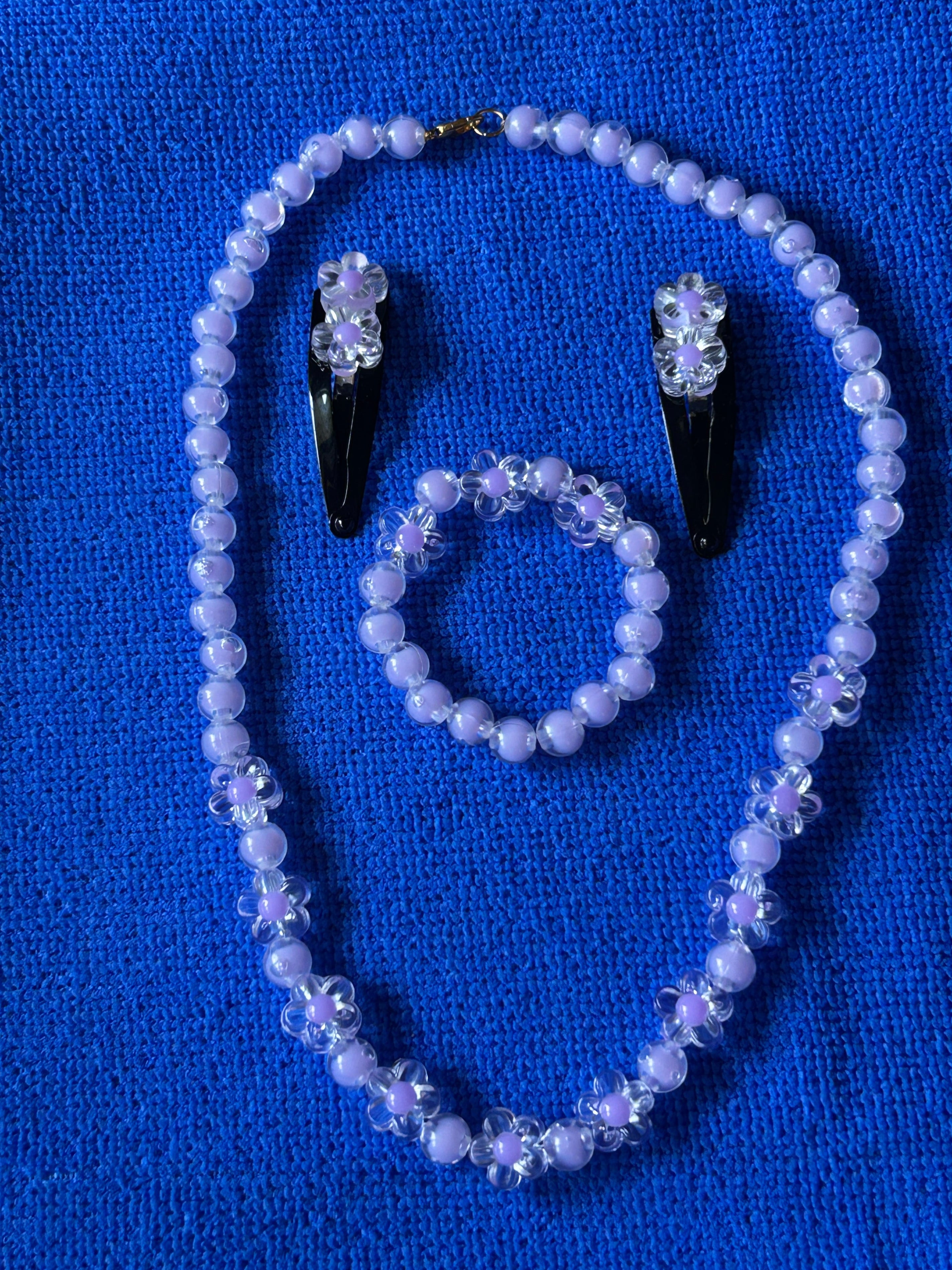 Lavender Blossom Kids Jewellery Set